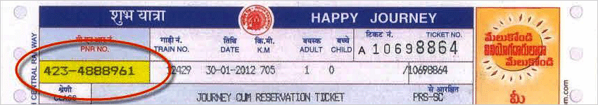 check pnr status